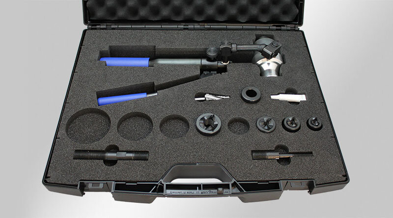 12-teiliges Stanzwerkzeug Set Für Leder & Metall - Mit Griff Für Präzisionsarbeiten